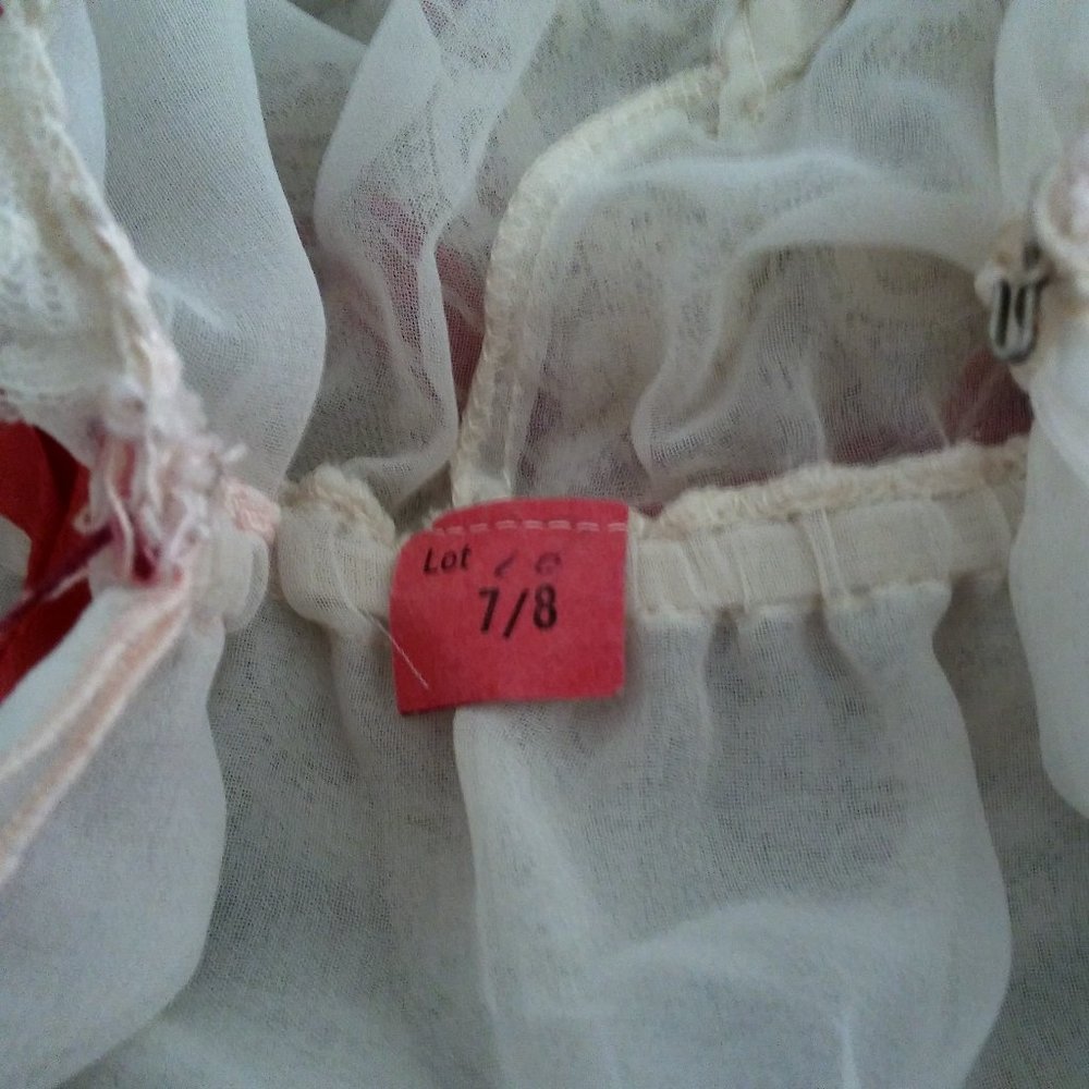Vintage Victorian High Neck Button Back Lace Top - Picture 8 of 8